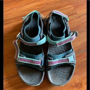Merrell Teal and Pink Women's Sandals